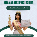 RUNNER UP III PUTERI BATIK REMAJA INDONESIA