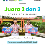 Juara 3 dalam kategori Lomba Prototype Excellent Game Mechanism