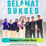 Harapan 1 dalam Lomba Band D'MODIFEST 2026 tingkat Provinsi