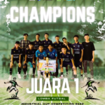 JUARA 1 Lomba Futsal dalam Event Industrial Cup Competition 2025