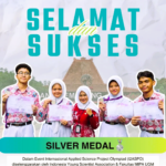 SILVER MEDAL dalam Event International Applied Science Project Olympiad (I2ASPO)